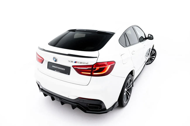 Maxton spoiler cap til BMW X6 F16 M-Pack / X6 M F86 – blank sort – billede 1 af 6
