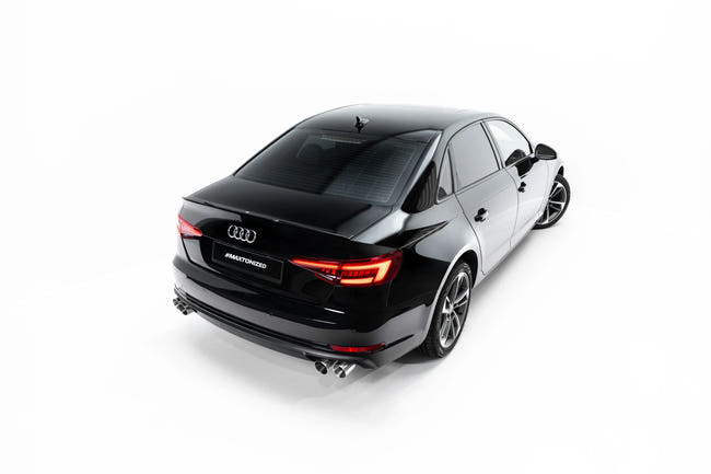 Maxton spoiler cap til Audi S4 / A4 Standard / S-Line / Competition Sedan B9 / B9 Facelift – blank sort – billede 1 af 7