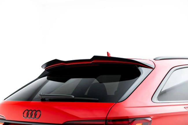 Maxton spoiler cap til Audi RS6 C8 / C8 Facelift – blank sort – billede 2 af 7