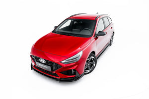 Maxton frontsplitter til Hyundai I30 N-Line Wagon Mk3 Facelift – blank sort – billede 4 af 7