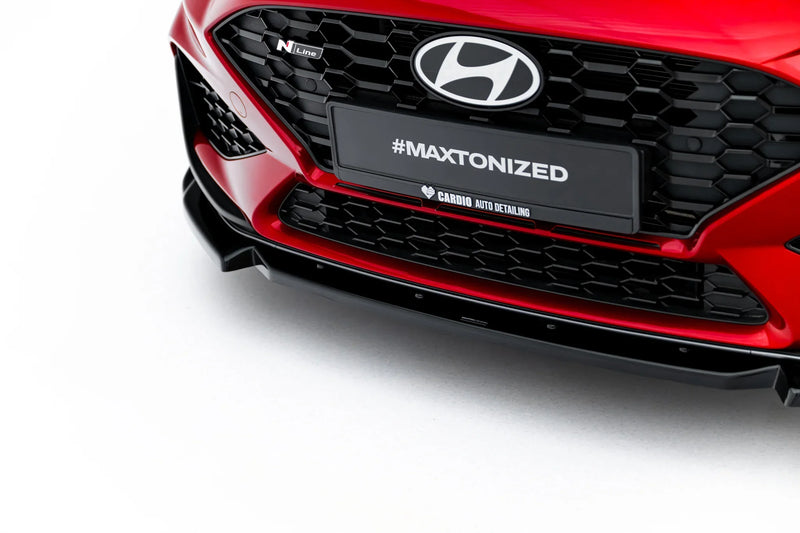 Maxton frontsplitter til Hyundai I30 N-Line Wagon Mk3 Facelift – blank sort – billede 5 af 7