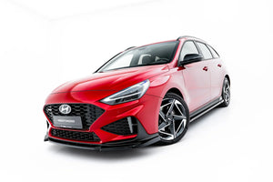 Maxton frontsplitter til Hyundai I30 N-Line Wagon Mk3 Facelift – blank sort – billede 1 af 7