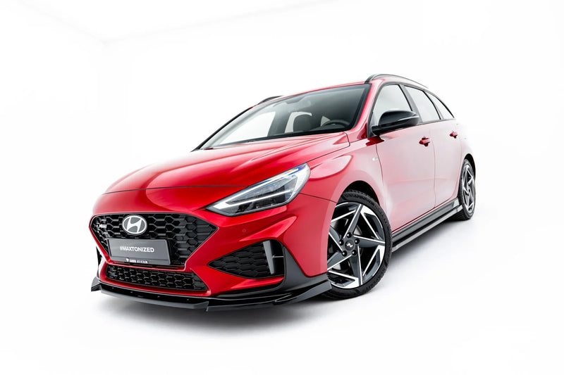 Maxton frontsplitter til Hyundai I30 N-Line Wagon Mk3 Facelift – blank sort – billede 1 af 7