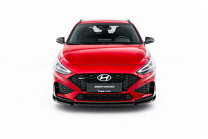 Maxton frontsplitter til Hyundai I30 N-Line Wagon Mk3 Facelift – blank sort – billede 2 af 7
