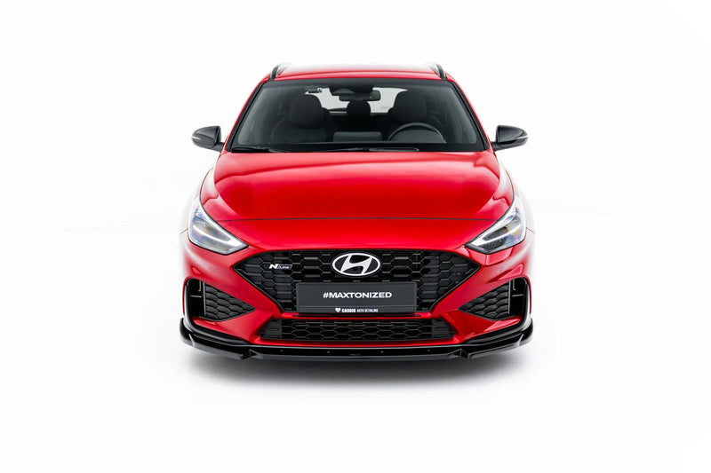 Maxton frontsplitter til Hyundai I30 N-Line Wagon Mk3 Facelift – blank sort – billede 2 af 7