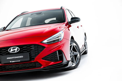 Maxton frontsplitter til Hyundai I30 N-Line Wagon Mk3 Facelift – blank sort – billede 4 af 7