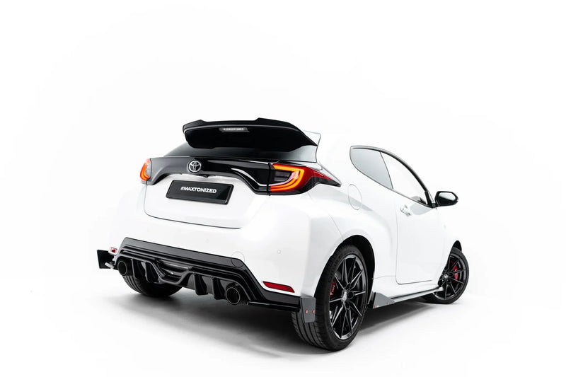 Maxton spoiler cap til Toyota GR Yaris Mk4 Facelift – blank sort – billede 3 af 7