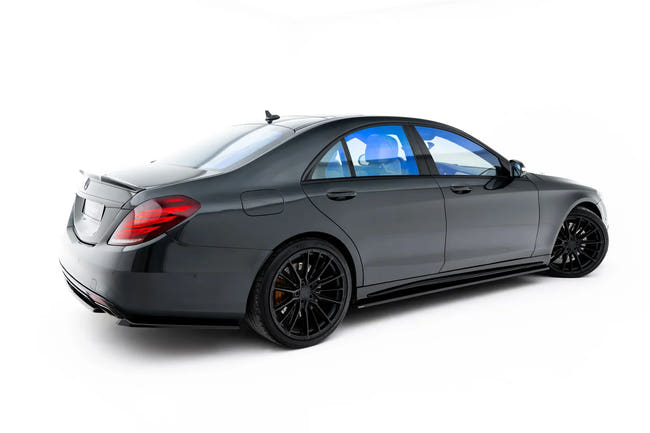 Maxton sideskørter til Mercedes-Benz S AMG-Line W222 / W222 Facelift – blank sort – billede 1 af 7
