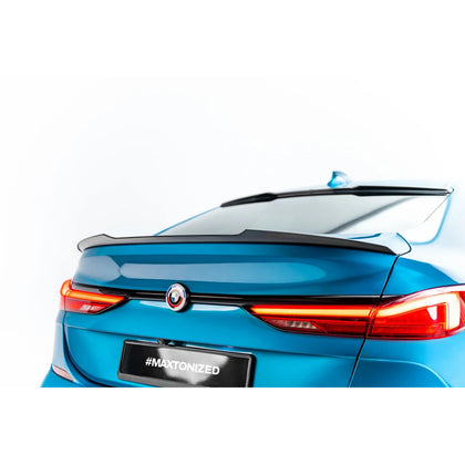 Maxton spoiler cap til BMW 2 Gran Coupe M-Pack F44 / F74 – blank sort – billede 2 af 7