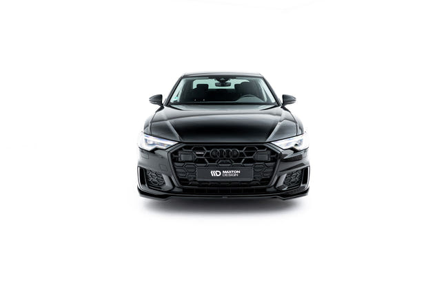 Maxton frontsplitter til Audi A6 S-Line / S6 C8 / C8 Facelift – blank sort – billede 2 af 7