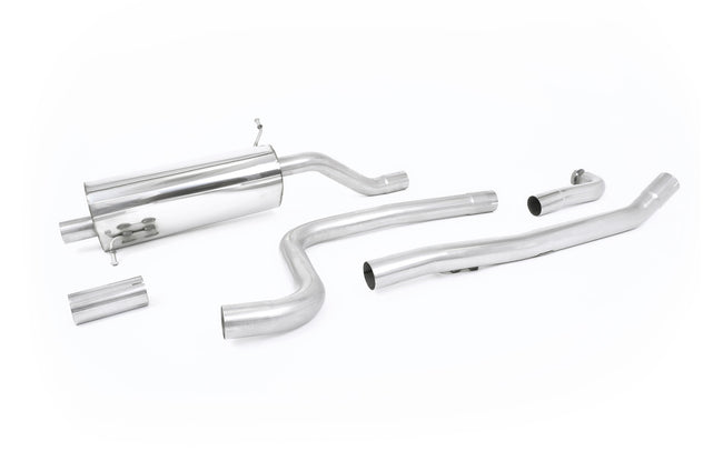 Milltek cat-back udstødning til Ford Fiesta Mk8 1.0T EcoBoost ST-Line 3 & 5 dørs, Road+, tips i brændt titanium
