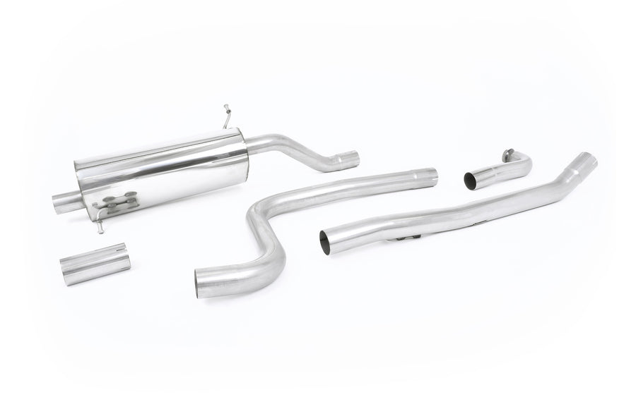 Milltek cat-back udstødning til Ford Fiesta Mk8 1.0T EcoBoost ST-Line 3 & 5 dørs, Road+, polerede tips