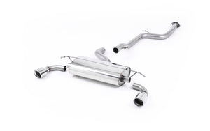 Milltek Cat-Back udstødning – Ford Focus Mk2 ST 225 – ikke-resoneret – produktbillede 8