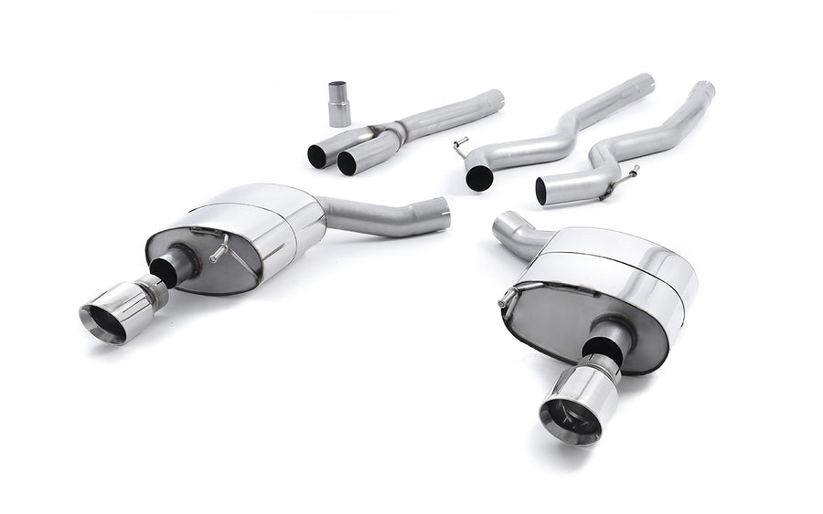 Milltek Cat-Back udstødning – Ford Mustang 2.3 EcoBoost (Fastback) – ikke-resoneret – produktbillede 1