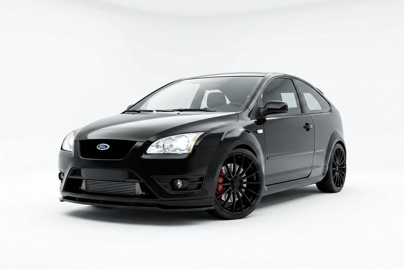 Maxton frontsplitter til Ford Focus ST Mk2 – blank sort – billede 1 af 5