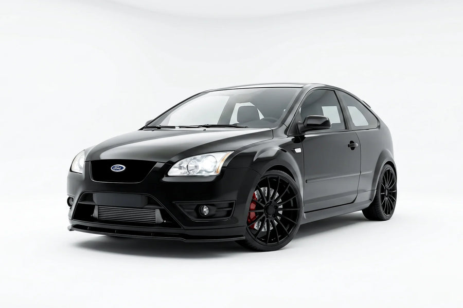 Maxton frontsplitter til Ford Focus ST Mk2 – blank sort – billede 1 af 5