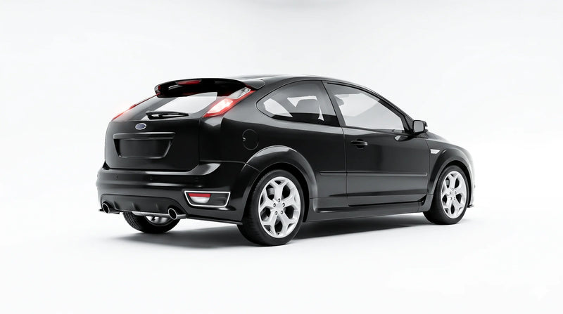 Maxton side splitters til Ford Focus ST Mk2 – blank sort – billede 1 af 4