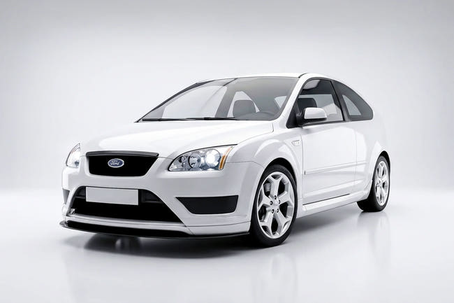 Maxton motorhjelmstilbehør til Ford Focus Mk2 – blank sort – billede 1 af 4