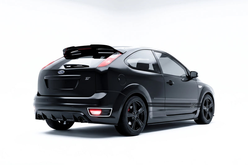 Maxton spoiler cap til Ford Focus ST Mk2 – blank sort – billede 2 af 5