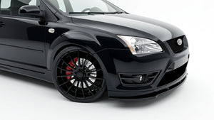 Maxton frontsplitter til Ford Focus ST Mk2 – blank sort – billede 2 af 5