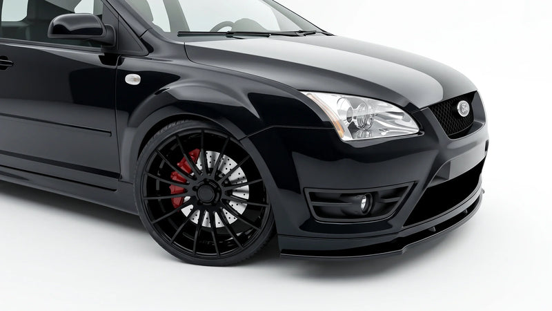 Maxton frontsplitter til Ford Focus ST Mk2 – blank sort – billede 2 af 5
