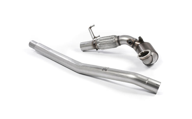 Milltek downpipe – VW Golf Mk7 R 2.0 TSI 300PS (ECE Approved & 76.2 mm Systems) – produktbillede 1