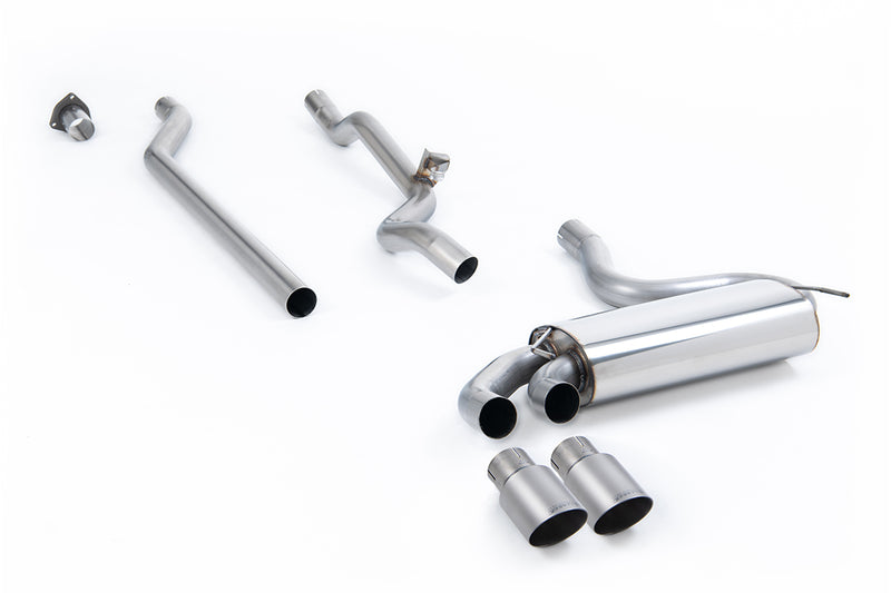 Milltek downpipe-back udstødning til Audi Coupe UR quattro 20v Turbo
