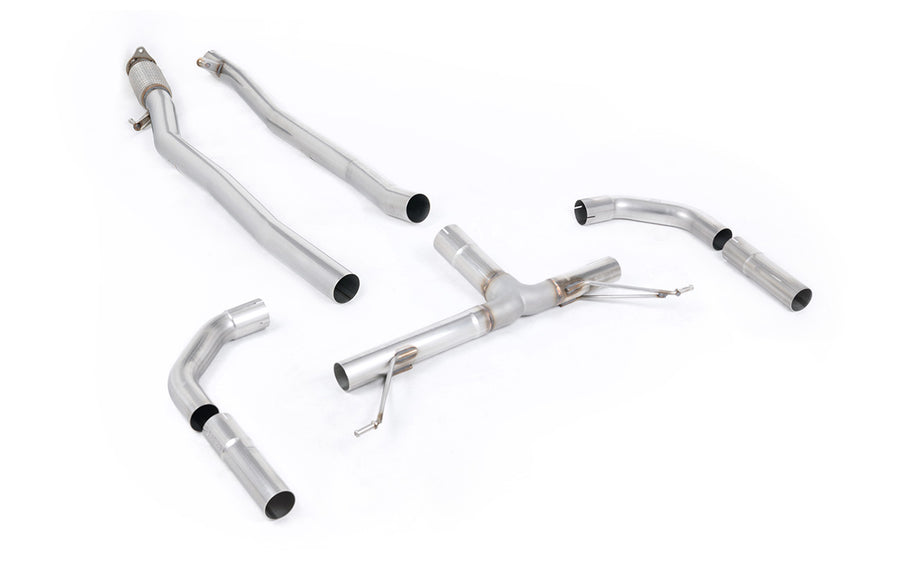 Milltek cat-back udstødning til Mercedes A-klasse A35 AMG 2.0 Turbo, race