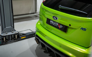 Milltek cat-back udstødning til Ford Focus MK2 RS 2.5T 305PS, race, polerede tips – billede 4