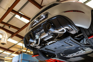 Milltek cat-back udstødning til Porsche Boxster 718 GTS 4.0, tips i kulfiber – billede 4