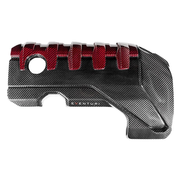 Eventuri Black and Red Engine Cover Audi RS3/TTRS 8S Gen 2 – billede 1