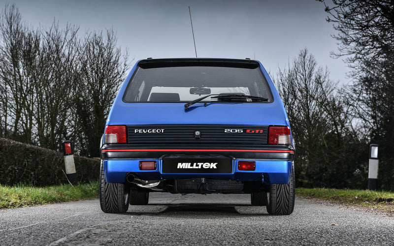 Milltek cat-back udstødning til Peugeot 205 GTi 1.6 og 1.9 – billede 3