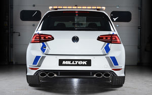 Milltek cat-back udstødning til Volkswagen Golf MK7 R 2.0 TSI 300PS, race, polerede tips – billede 2