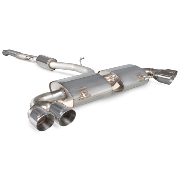 Scorpion Resonated Cat-Back System Without Valves Audi S1 2.0 TFSi Quattro - Daytona – produktbillede 1