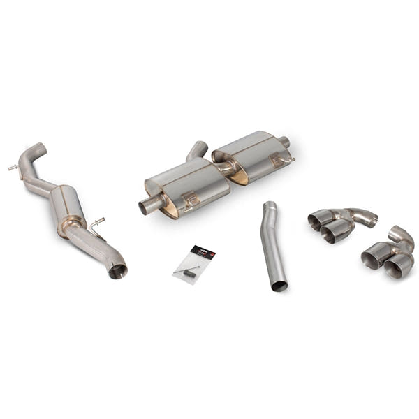 Scorpion Resonated Cat-Back System Without Valves Audi S1 2.0 TFSi Quattro - Daytona – produktbillede 2