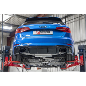 Scorpion Resonated CAT/GPF-Back System With Valves - Audi RS3 - Ascari EVO