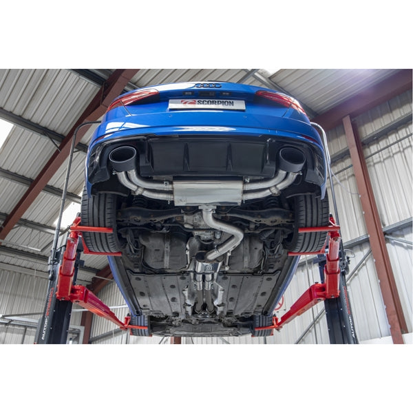 Scorpion Resonated CAT/GPF-Back System With Valves - Audi RS3 - Ascari EVO
