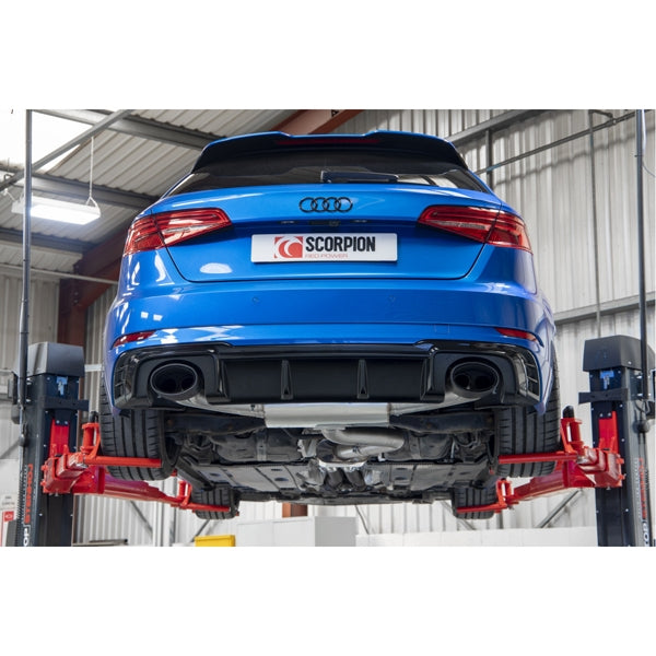 Scorpion Resonated CAT/GPF-Back System Without Valves - Audi RS3 - Ascari EVO