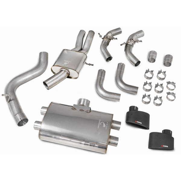 Scorpion Resonated Cat/GPT-Back System With Valves Audi RS3 Saloon 8V (GPF And Non- GPF Models) - Ascari EVO – produktbillede 2