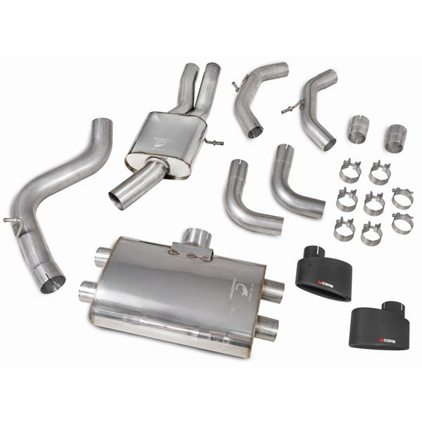 Scorpion Resonated Cat/GPF-Back System Without Valves Audi RS3 Saloon 8V (GPF And Non-GPF Models) - Ascari EVO – produktbillede 2