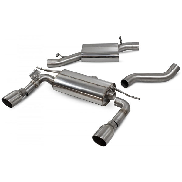 Scorpion Resonated CAT-Back System With Electronic Valves - Audi TT - Daytona