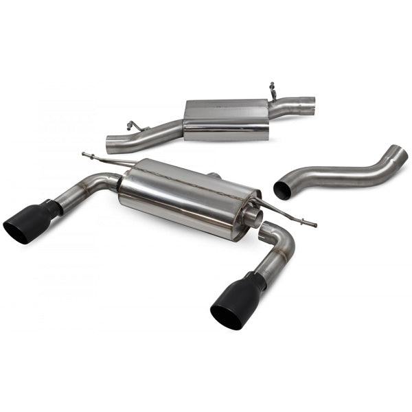 Scorpion Resonated CAT-Back System With No Valves - Audi TT - Daytona Ceramic