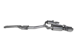 Scorpion half system udstødning til Audi S4, Resonated / Daytona, set fra siden
