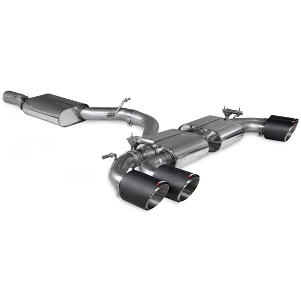 Scorpion Resonated CAT/GPF Back System & Electronic Valves - Audi S3 - Ascari