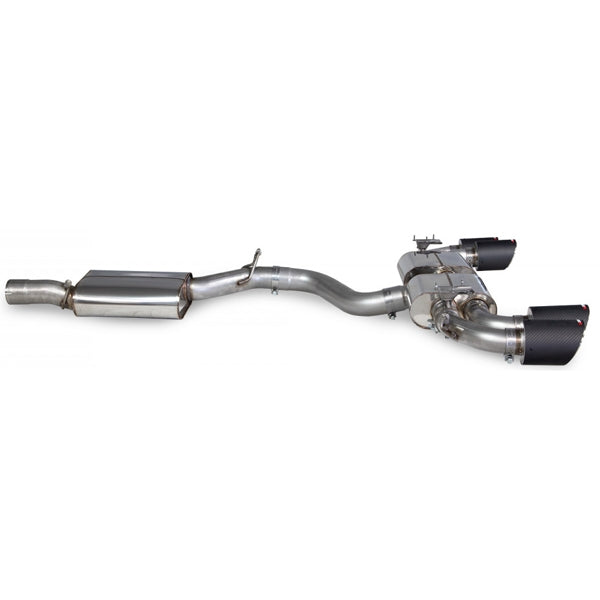 Scorpion Resonated CAT/GPF Back System & Electronic Valves - Audi S3 - Ascari