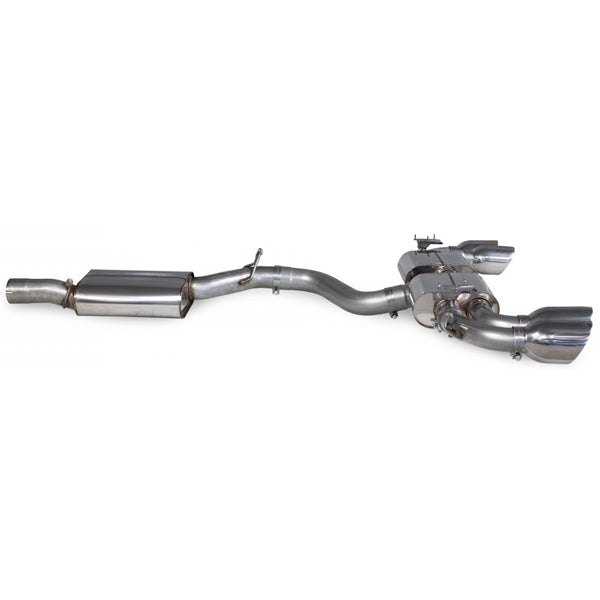 Scorpion Resonated CAT/GPF Back System & Electronic Valves - Audi S3 - Daytona