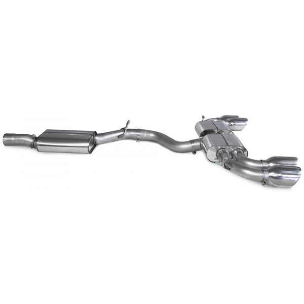 Scorpion Resonated CAT/GPF Back System - Audi S3 - Daytona