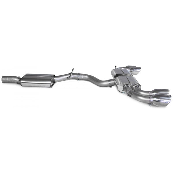 Scorpion Resonated CAT/GPF Back System - Audi S3 - Daytona