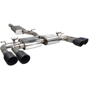 Scorpion Resonated CAT/GPF-Back System & Electronic Valves - Audi S3 - Daytona Ceramic