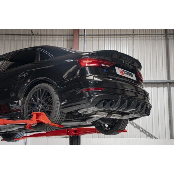 Scorpion Resonated CAT/GPF-Back System & Electronic Valves - Audi S3 - Daytona Ceramic